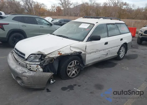 2001 Subaru Outback из США, поврежденный, VIN 4S3BH665217628920